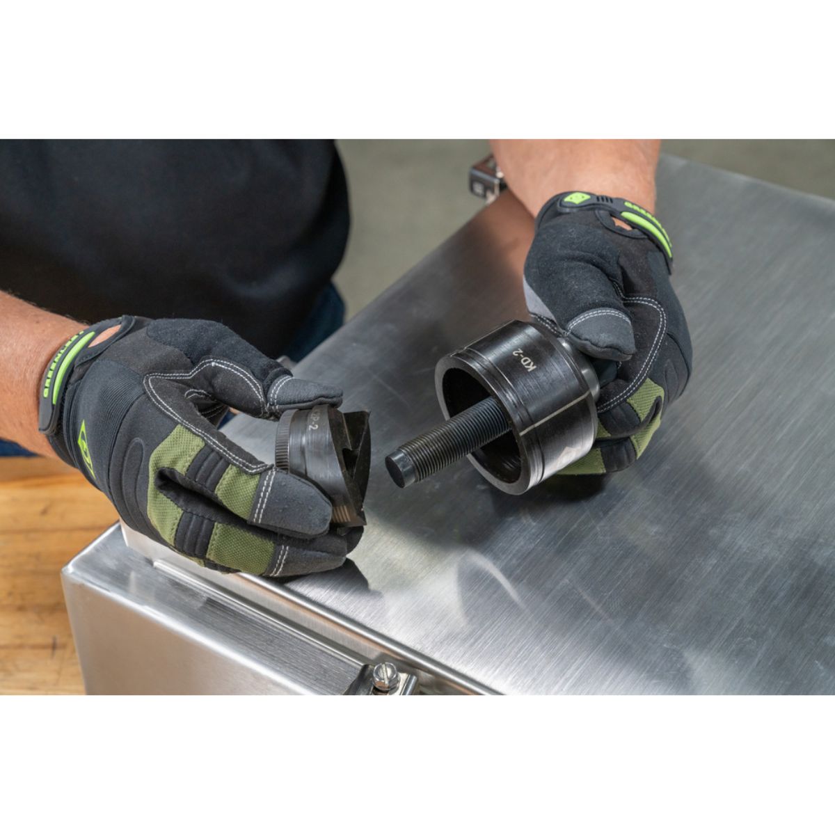 Juego de Sacabocados Manuales GREENLEE con Chicharra | 1/2" - 2" - Tienda Henca