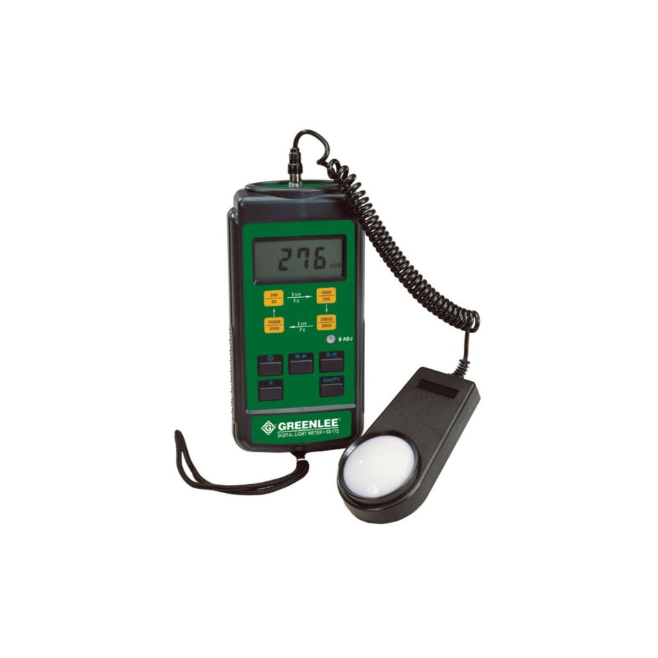 Luxómetro o Medidor de Luz Digital 0.1 - 50,000 LUX, Greenlee - Tienda Henca